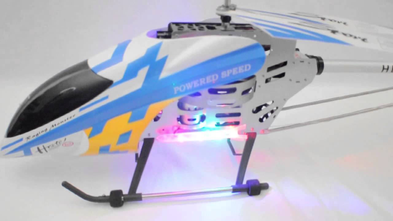 FXD 46" RC Helicopter LED Lights YouTube