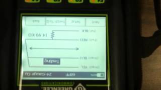 Greenlee RFL Single Pair Failed Test
