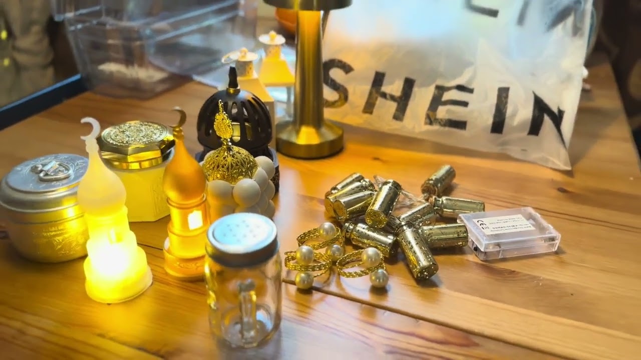 Ramadan Decor Haul   Decorate with me for Ramadan🌙 Diy cushion covers✨