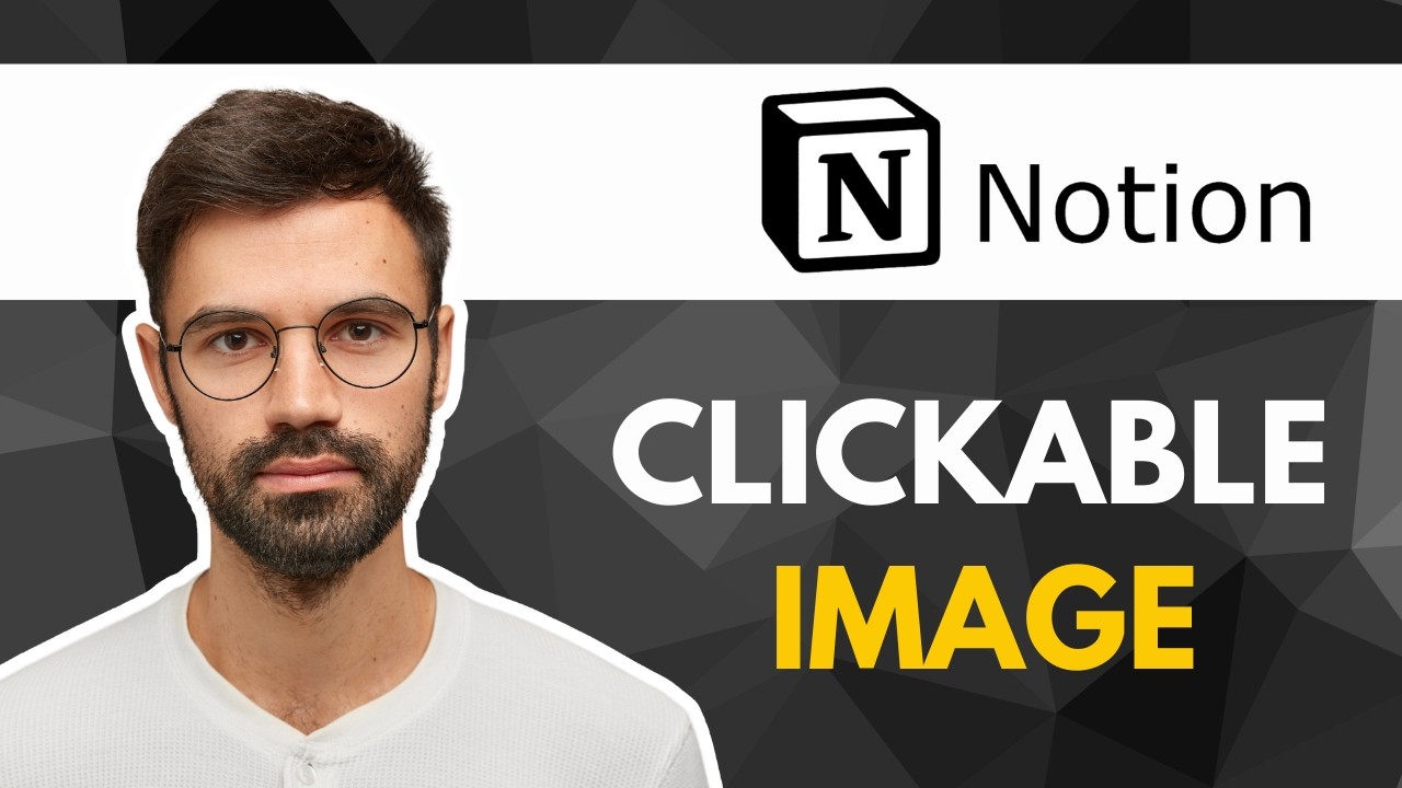 How to Make Clickable Images in Your Notion Template | 2026 GUIDE - YouTube