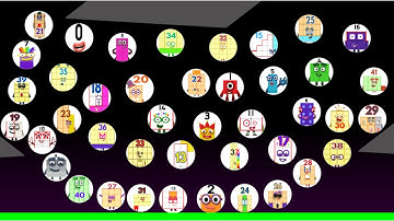 42 NUMBERBLOCKS Marble Race Tournament - Who will Be The CHAMPION?? - Round 3