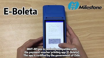 SII app printing with our android pos terminal M1