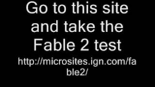 Fable 2 - Good or Evil Test