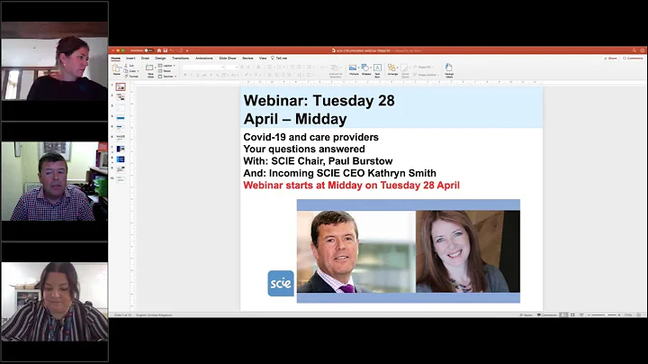 Webinar recording: COVID-19 and Care Providers