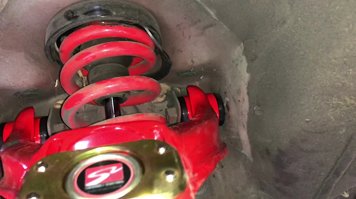 Skunk2 front camber kit install -civic