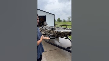 Custom camo boat paint job live now!! Come get you sum