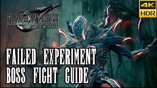 Failed Experiment Boss Fight Guide - Shinra Underground Research Facility - Final Fantasy VII Remake