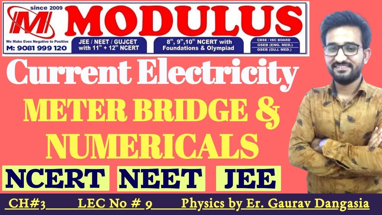 NCERT Class 12 Physics || Current Electricity || Meter Bridge ...