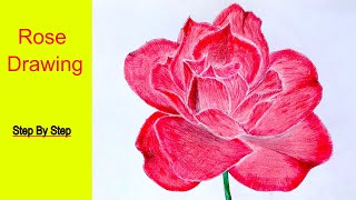 How to draw a wild rose very easy for beginners wild rose draw art lesson