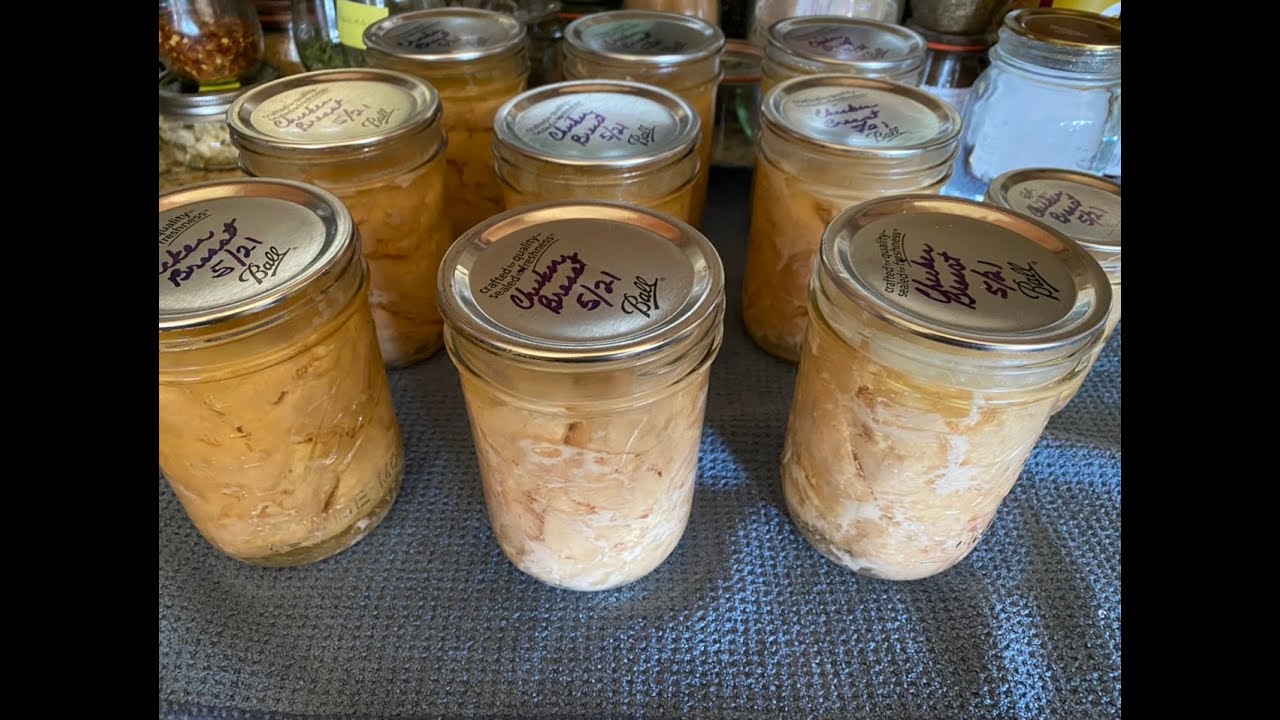 How to raw pack chicken breast for canning from start to finish tutorial