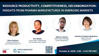 Resource Productivity, Competitiveness, Decarbonization: Insights from Pharma Manufactures Update