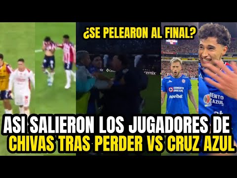¿HUBO PELEA AL FINAL DEL PARTIDO? Así salieron los jugadores.