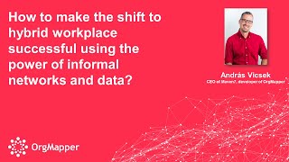 OrgMapper - How to make the shift to hybrid workplace successful?