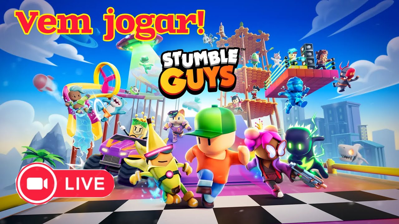 Jogando Stumble Guys com os Seguidores #1, Vem vem vem pra live 😎 Siga-me  para ver mais:  #OmletArcade  #StumbleGuys, By Lives Mal Feitas do HeroBryan