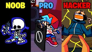 Video thumbnail of "Noob vs Pro vs Hacker in Friday Night Funkin'"