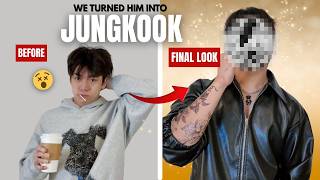 We turned our friend into BTS JUNGKOOK?!