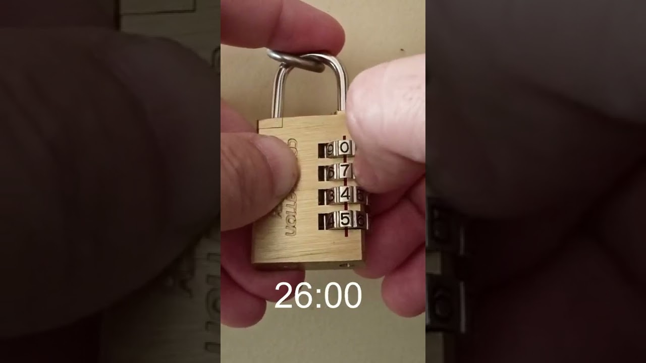 Unlock a „half-way“ locked combination padlock? : r/lockpicking