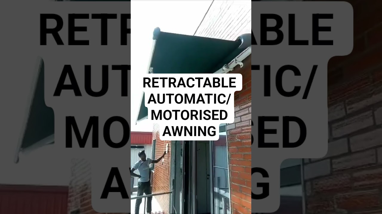 Retractable Automatic/Electric Sun Rain Cover Canopy (Awning)