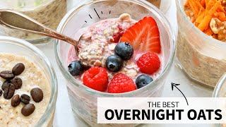 Overnight Oats | 8 Flavors for Easy Meal Prep!