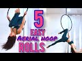 5 EASY Aerial Hoop ROLLS (Aerial Hoop TUTORIAL)
