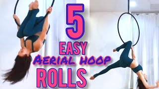 5 EASY Aerial Hoop ROLLS (Aerial Hoop TUTORIAL) screenshot 4