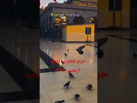 در های بسته حرم حضرت زینب در ایام اربعین