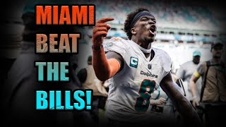 We Are The Best Team In The League! Miami Dolphins Beat The Buffalo Bills Post Game Reaction!!