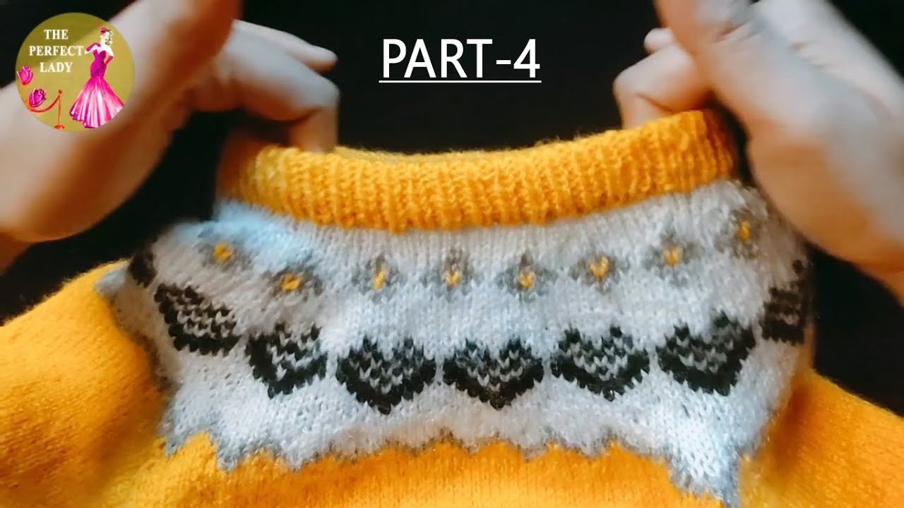 गोल गला बनाना सीखें जेंट्स स्वेटर में || FULL SWEATER STEP BY STEP PART-4 || 206