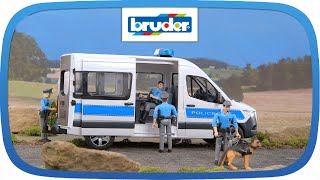 MB Sprinter Polizei Einsatzfahrzeug  02683  BRUDER Spielwaren