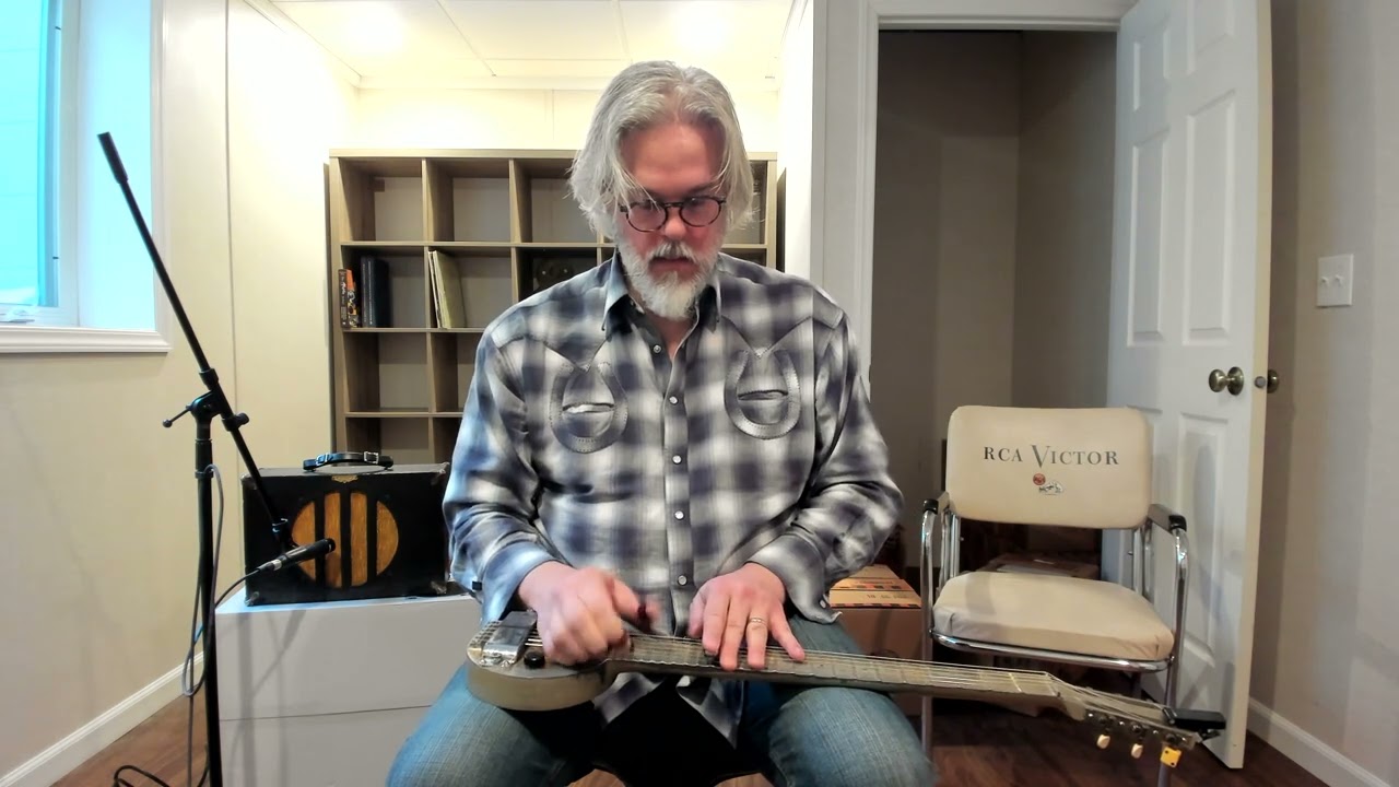 1935 Rickenbacker A-25 Frying Pan Hawaiian Steel Guitar w "The Speaker" Amp demo Dreams Of Aloha Fry