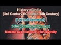HISTORY OF INDIA/2nd Semester/3RD CENTURY BC TO MID 8TH CENTURY/SOLVED ONLINE ASSIGNMENTS/MANUU