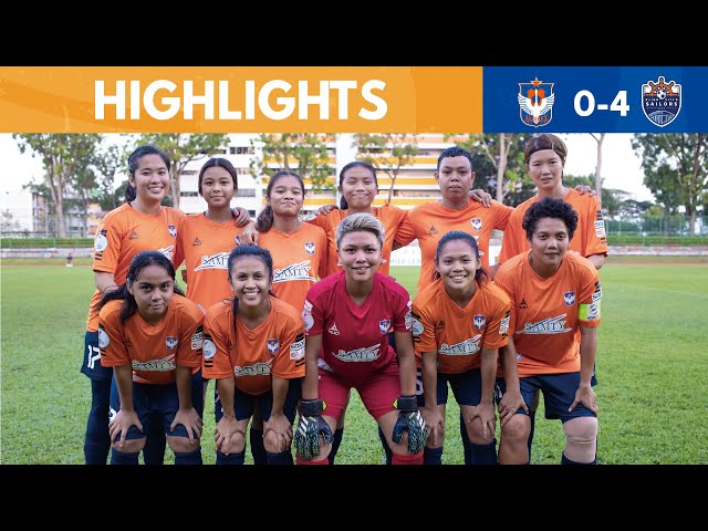 HIGHLIGHTS: Albirex Niigata FC (S) 0-4 Lions City Sailors  | 2022 Woman's Premier League class=