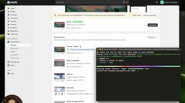 Connecting Shopify CLI & Pulling Theme Files