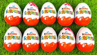 Asmr Unboxing Lot's of Kinder Surprise Eggs!! Cars, kinder egg, Mickey egg