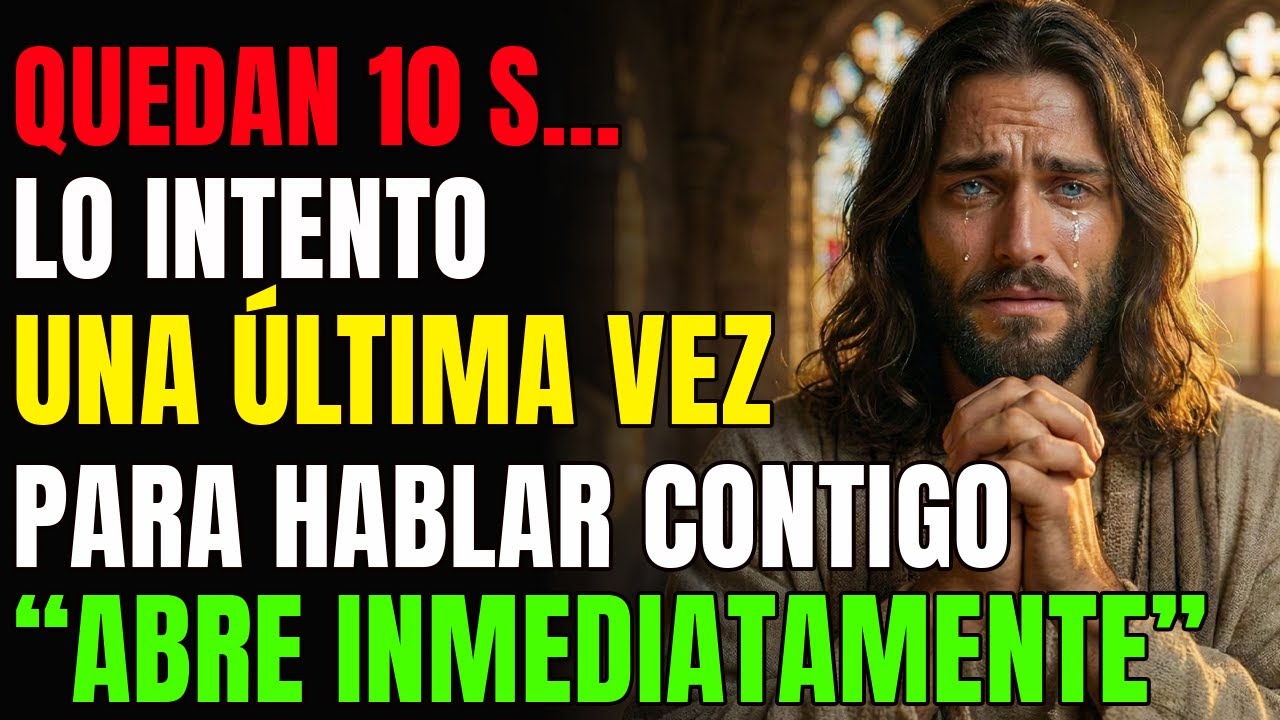 DIOS DICE: ESTA ES LA ÚLTIMA VEZ QUE VOLVERÉ A TENDERTE LA MANO.. | EL MENSAJE DE DIOS PARA HOY