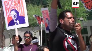 Activists Protest Arizona Sheriff Outside Court