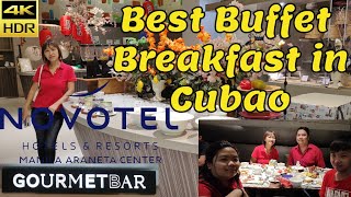 Luxury Buffet Breakfast @Gourmet Bar Novotel - Araneta Center Cubao Quezon City - Best Breakfast screenshot 5