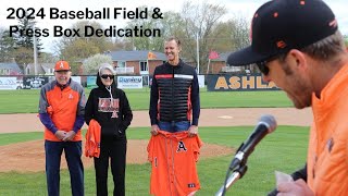 AHS Baseball Field & Press Box Dedication 2024