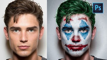 [ Photoshop Tutorial ] JOKER FACE PHOTO EDIT - EASY