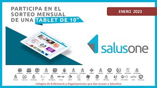 🥳 Sorteo Tablet ENERO 2023 - Alumnos/as Cursos 📲 SalusOne