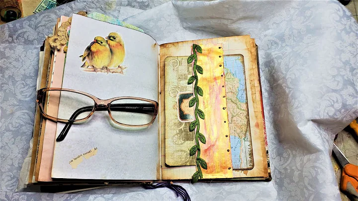 MYSTERY POCKETS in Junk Journals? Ep 12 ~ Fun and Super Easy Way to Make Pockets! Paper Outpost! :)