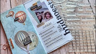 Use your 8x8 papers | EASY DIY traveler's notebooks & planners