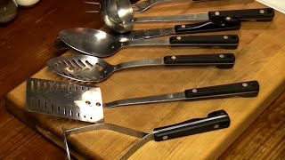 Sears Maid of Honor Kitchen Utensils from 1958 Restoring the Bakelite Handles Safely