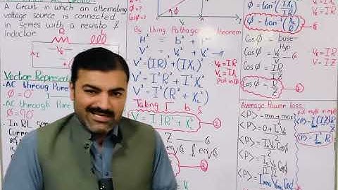 Unit#15 || Alternating Current || Lecture #8 RL Series AC circuit || Physics || MDCAT || ETEA #Viral