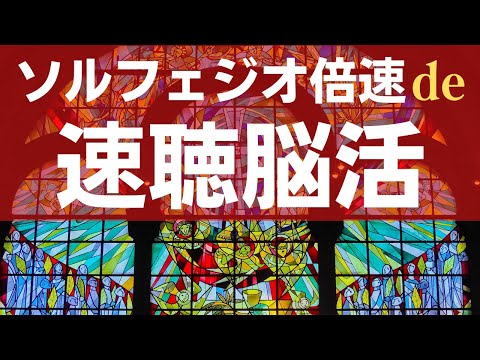 【速聴で集中脳】『ソルフェジオ倍速速聴』で『潜在能力』『強運回路』が開花する!! 聴くだけで、脳の情報処理速度が活性化され、集中力・理解力・記憶力が飛躍的に上昇!!  育脳 胎教 脳活にもオススメ☆
