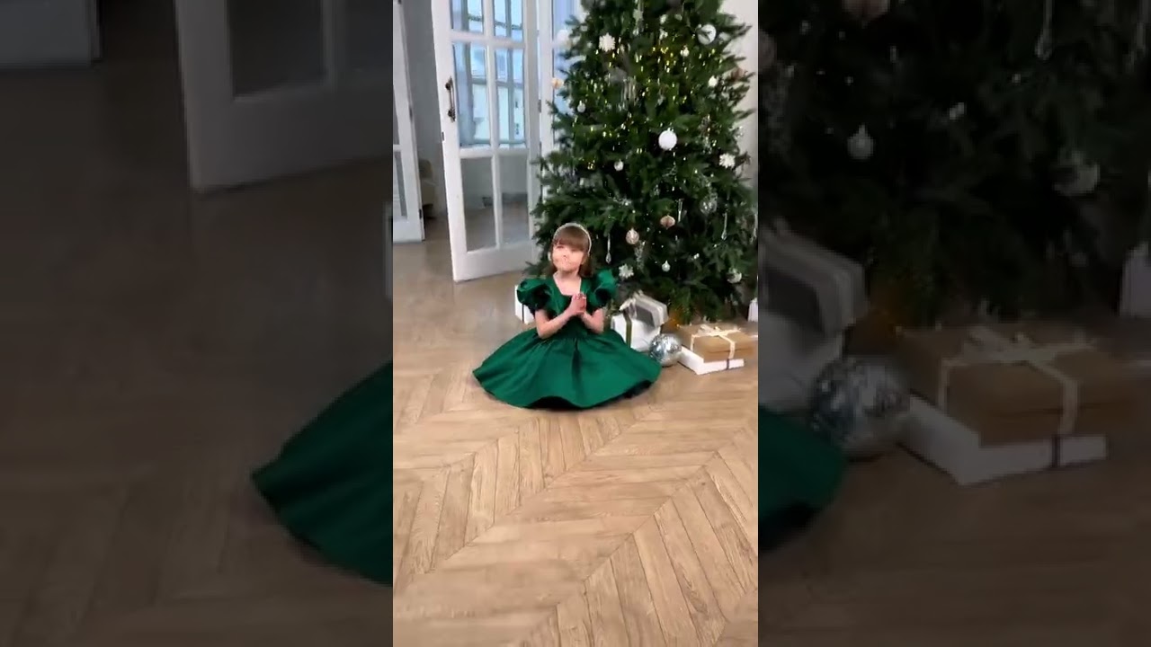 детское платье на новый год