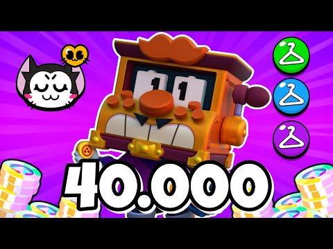 GASTEI 40.000 Blings nas skins mais... Brawl Stars