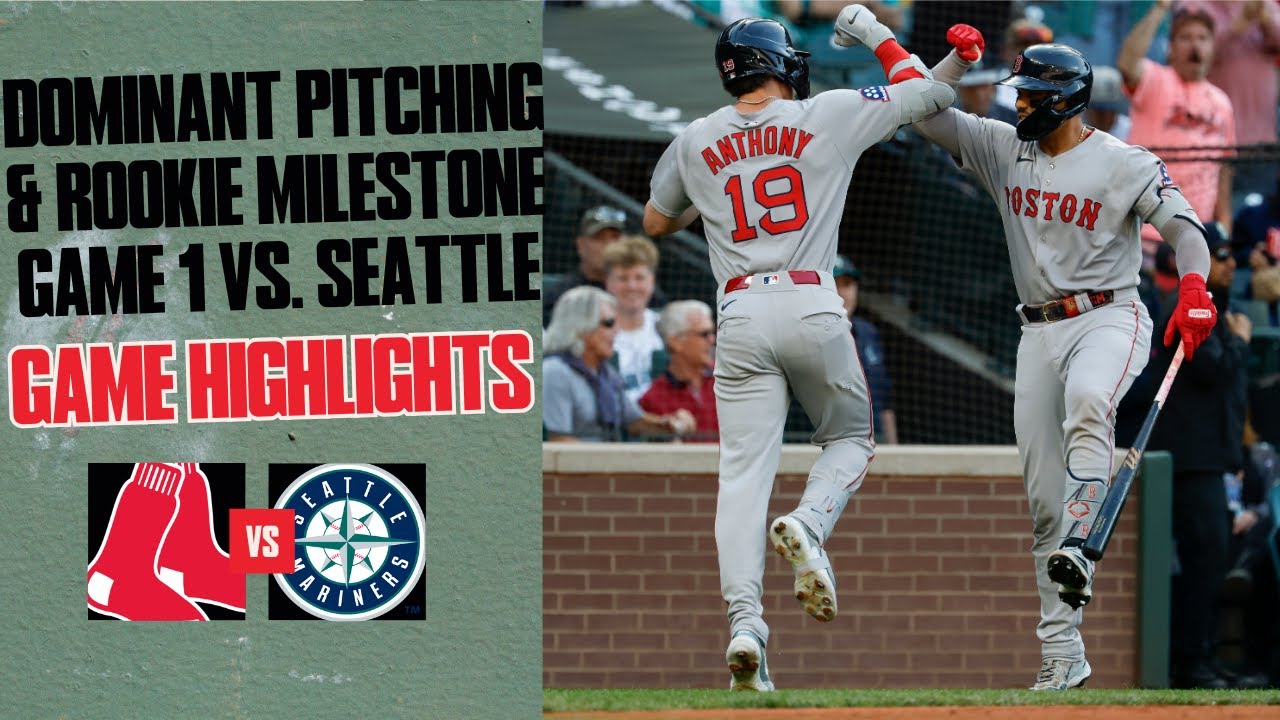 FULL HIGHLIGHTS: Red Sox SHUTOUT Mariners in Game 1 in Seattle  (6/16/25)