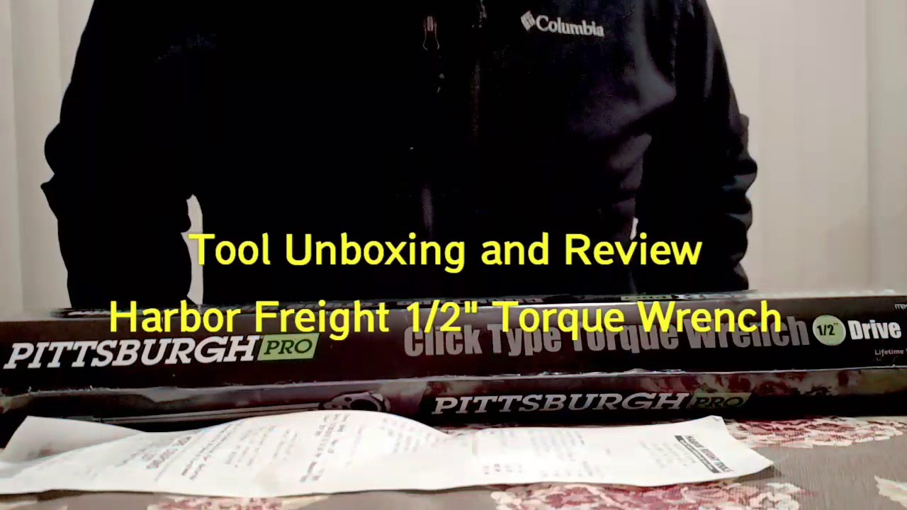 Harbor Freight 1/2" Torque Wrench YouTube
