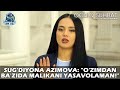 Суғдиёна Азимова: "Ўзимдан баъзида маликани ясаволаман!"